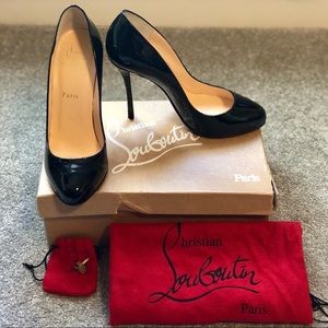 Christian Louboutin Merci Allen 100 Patent Pumps